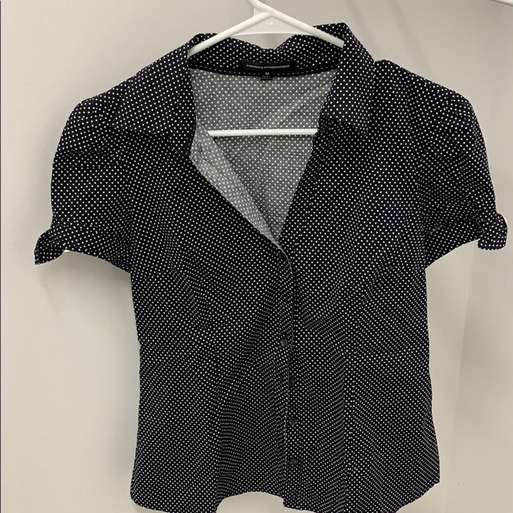 Express short sleeve dress shirt size Medium